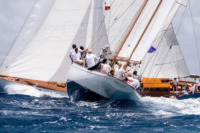 1946 Sparkman Stephens yawl, Argyll - 2015 Antigua Classic Yacht Regatta &copy;  Cory Silken